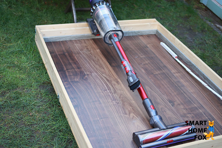 Der Outsize flach am Boden